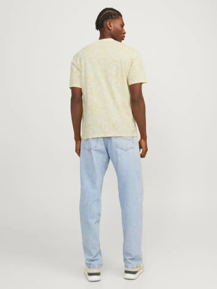 JACK & JONES T-shirts | All Over Print Crew neck T-shirt