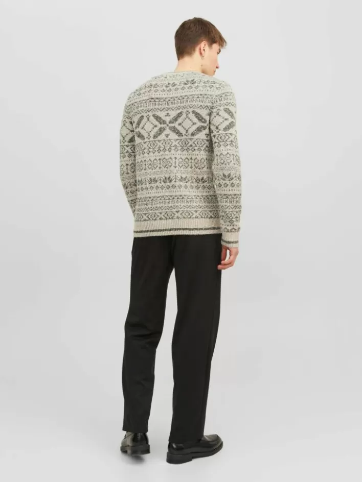 JACK & JONES Knitwear | All Over Print Knitted pullover