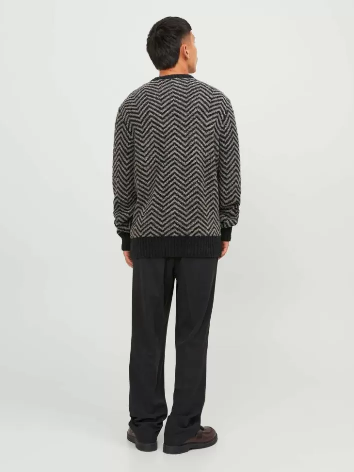 JACK & JONES Knitwear | All Over Print Knitted pullover