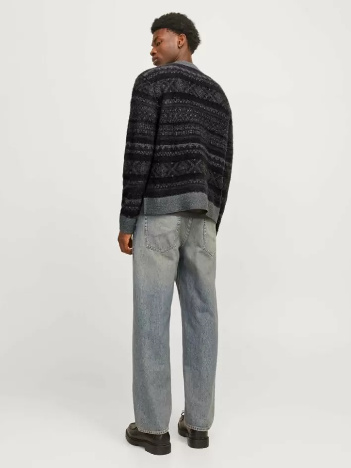 JACK & JONES Knitwear | All Over Print Knitted pullover