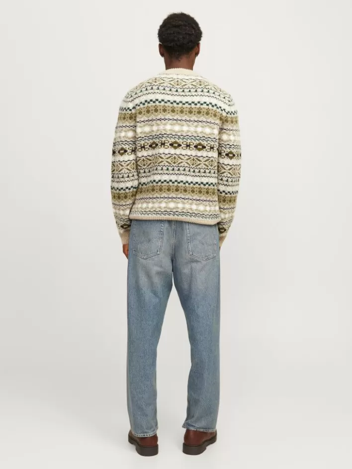 JACK & JONES Knitwear | All Over Print Knitted pullover