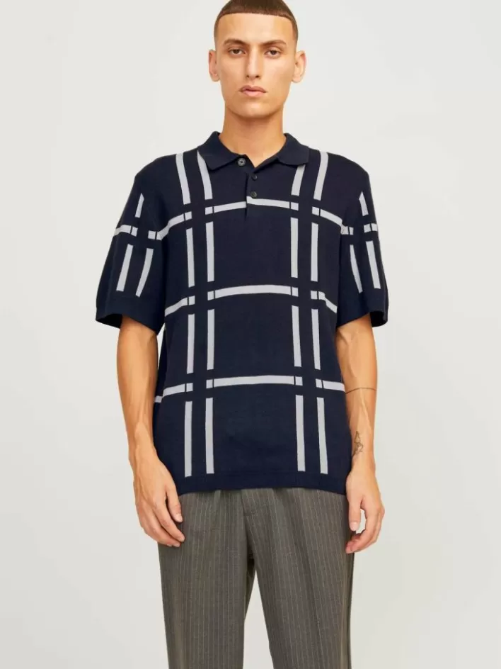 JACK & JONES Knitwear | All Over Print Polo