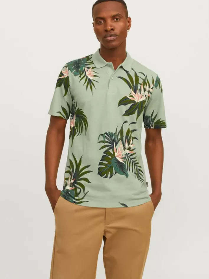 JACK & JONES T-shirts | All Over Print Polo T-shirt