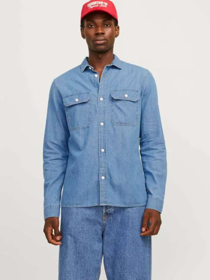 JACK & JONES Shirts | Denim Shirts | Comfort Fit Denim Shirt