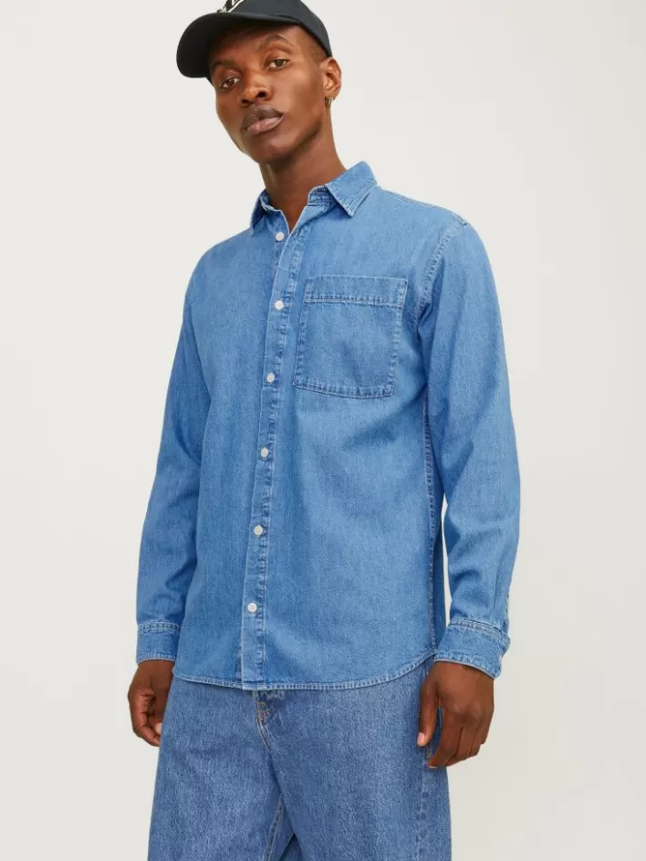 JACK & JONES Shirts | Denim Shirts | Comfort Fit Denim Shirt