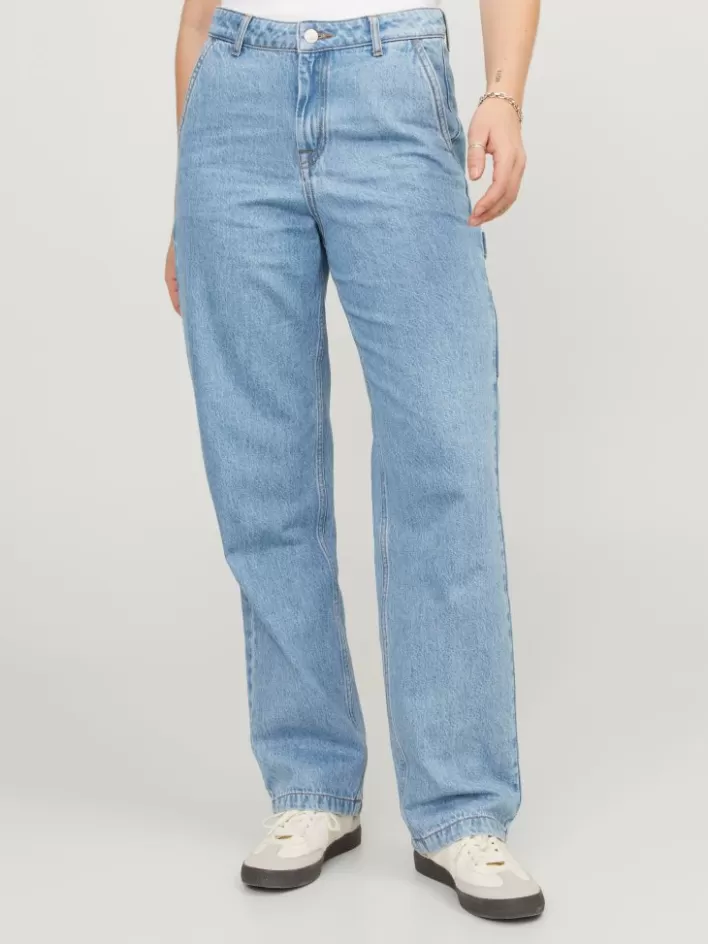 Women JACK & JONES Jeans | Denim | JXELZA RELAXED MW WORKER JEANS DNM