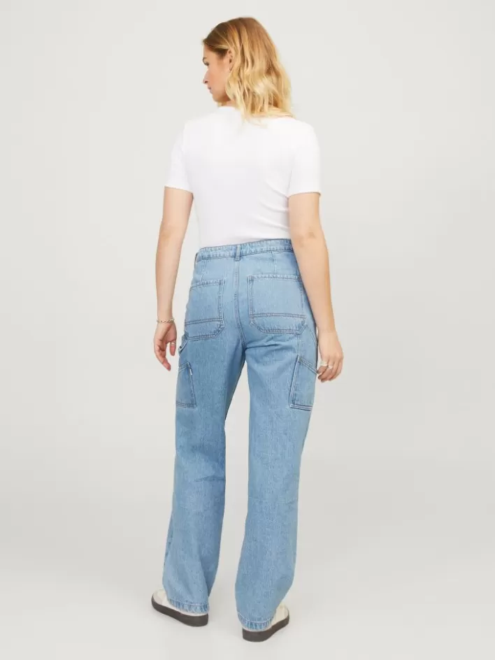 Women JACK & JONES Jeans | Denim | JXELZA RELAXED MW WORKER JEANS DNM