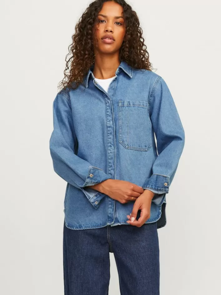 Women JACK & JONES Shirts | Denim | JXJAMA Denim Shirt