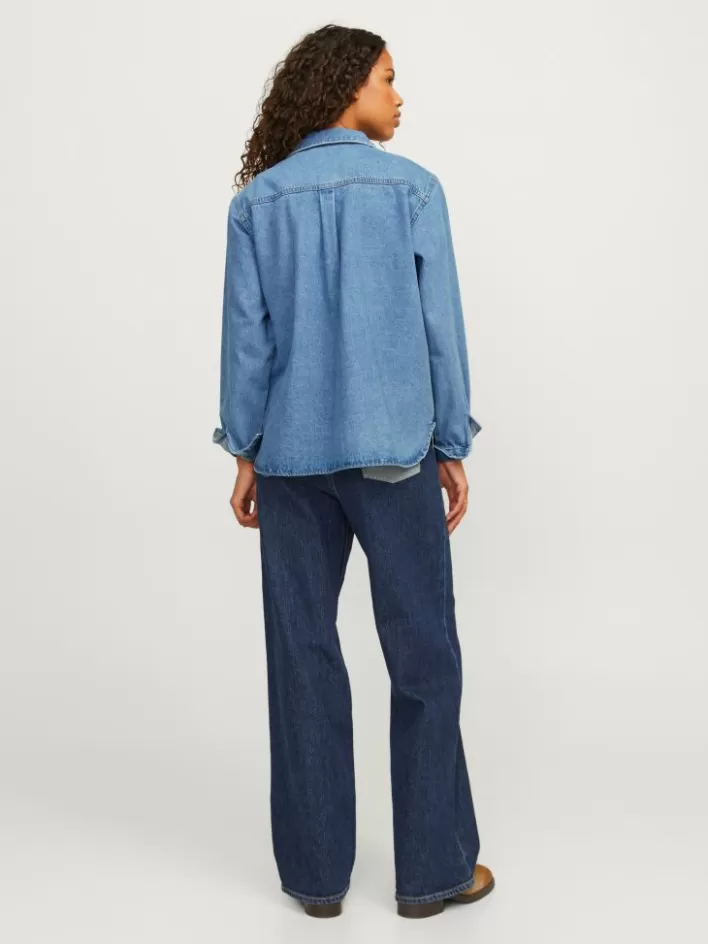 Women JACK & JONES Shirts | Denim | JXJAMA Denim Shirt