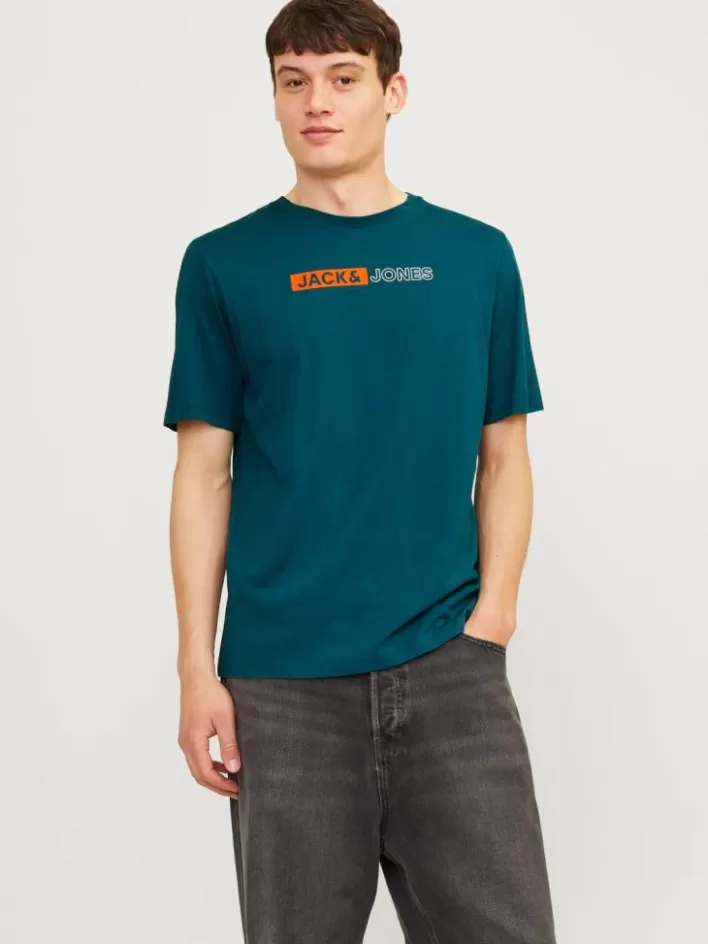 JACK & JONES T-shirts | Logo Round neck T-shirt
