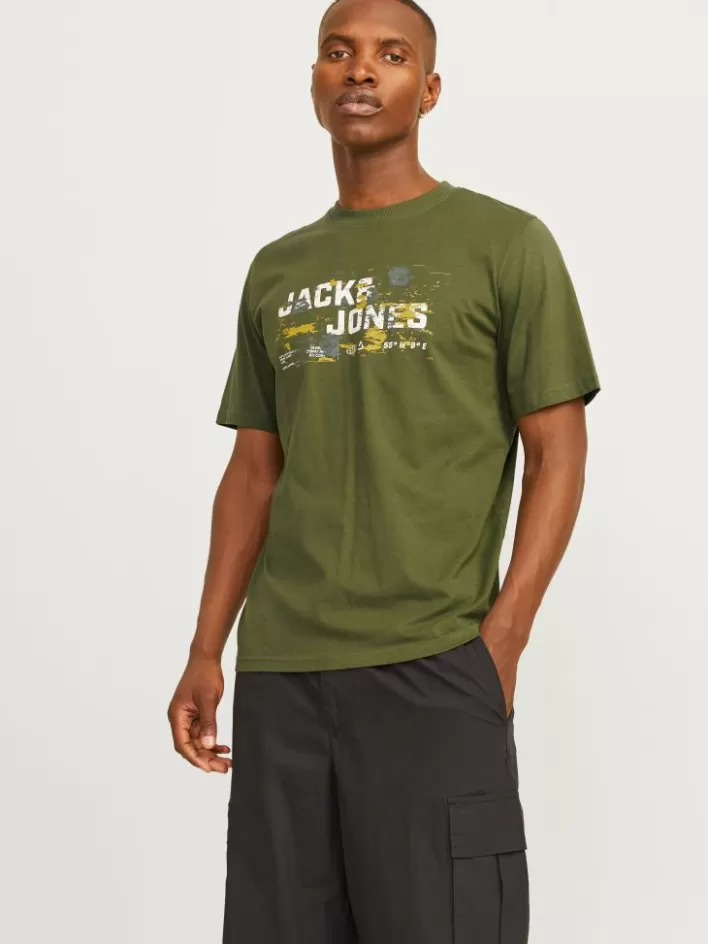 JACK & JONES T-shirts | Logo Round Neck T-shirt