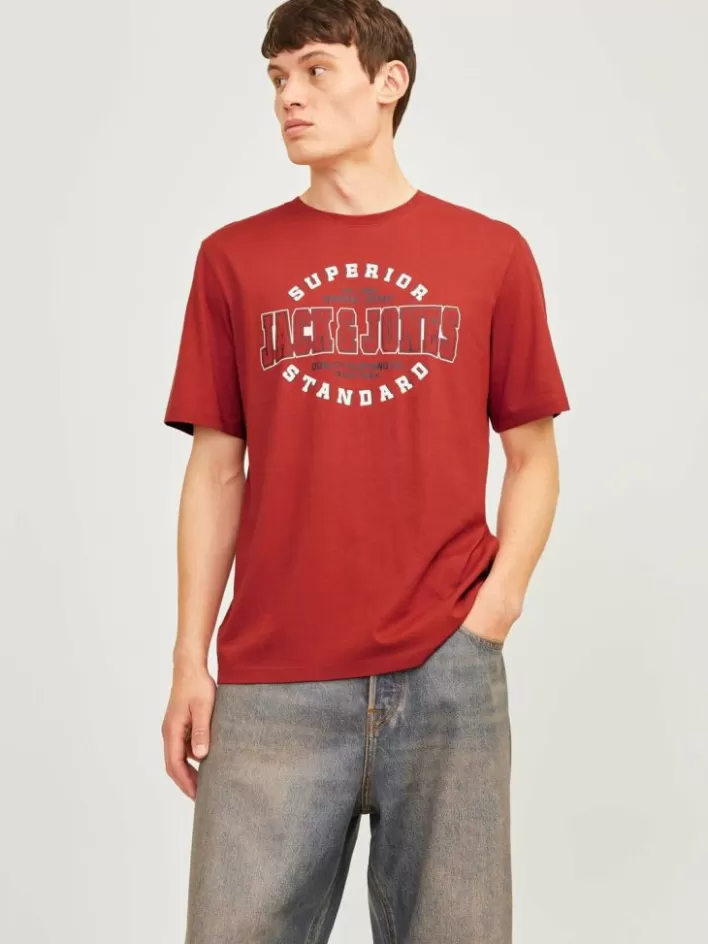 JACK & JONES T-shirts | Logo Round neck T-shirt