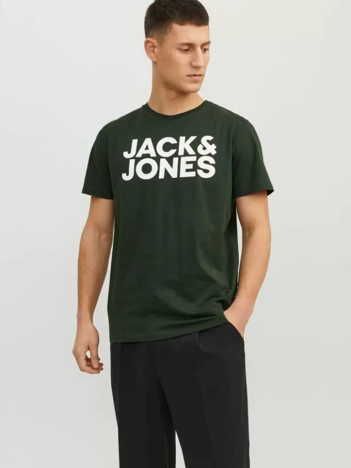 JACK & JONES T-shirts | Logo Round neck T-shirt