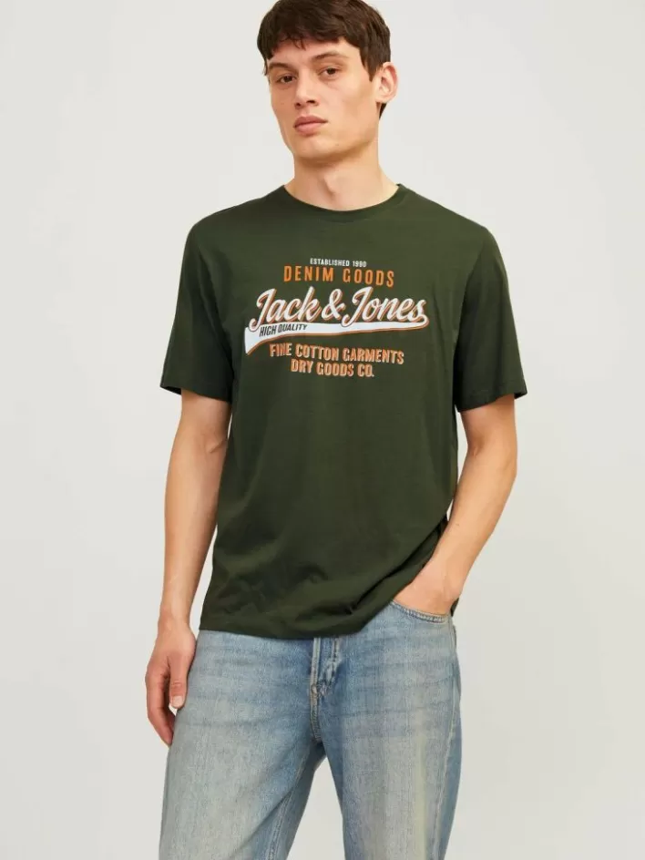 JACK & JONES T-shirts | Logo Round neck T-shirt