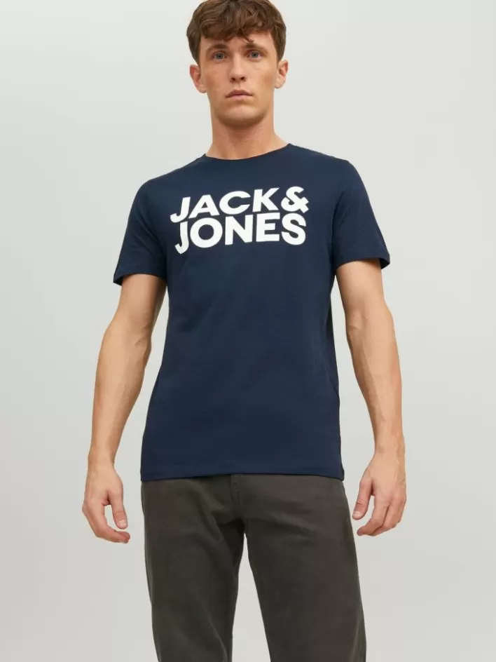JACK & JONES T-shirts | Logo Round neck T-shirt