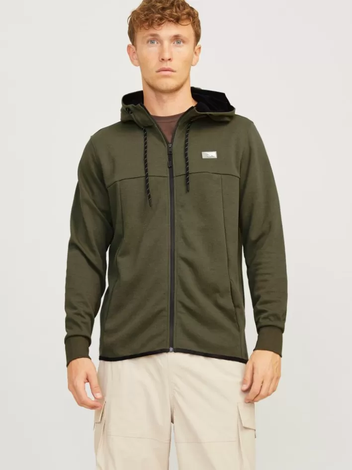 JACK & JONES Sweatshirts | Logo Zip Hoodie