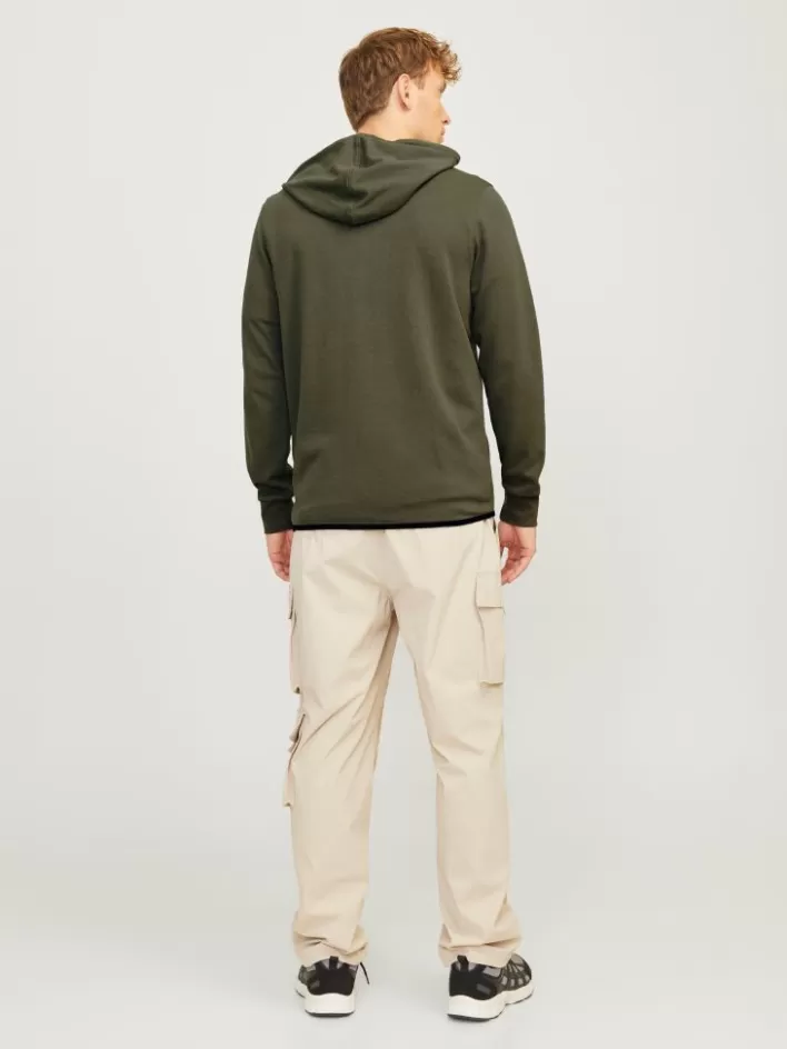 JACK & JONES Sweatshirts | Logo Zip Hoodie