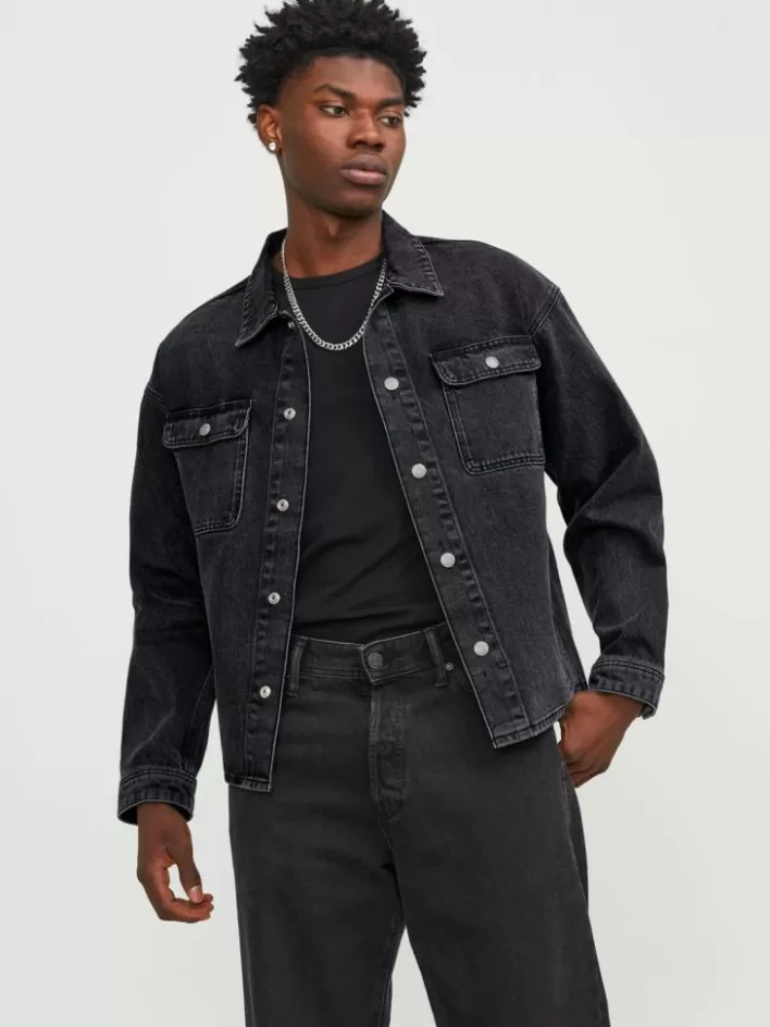 JACK & JONES Shirts | Denim Shirts | Loose Fit Overshirt