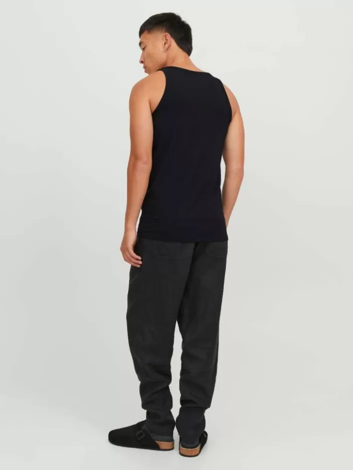 JACK & JONES T-shirts | Underwear | 2-pack Plain Round neck Tank top