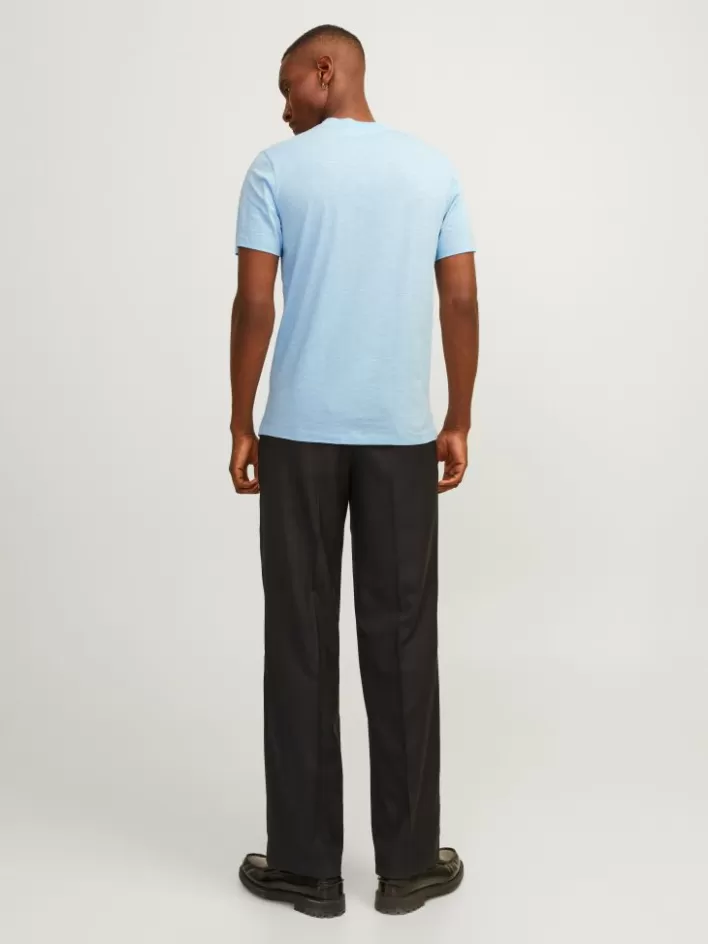 JACK & JONES T-shirts | Plain China Collar T-shirt