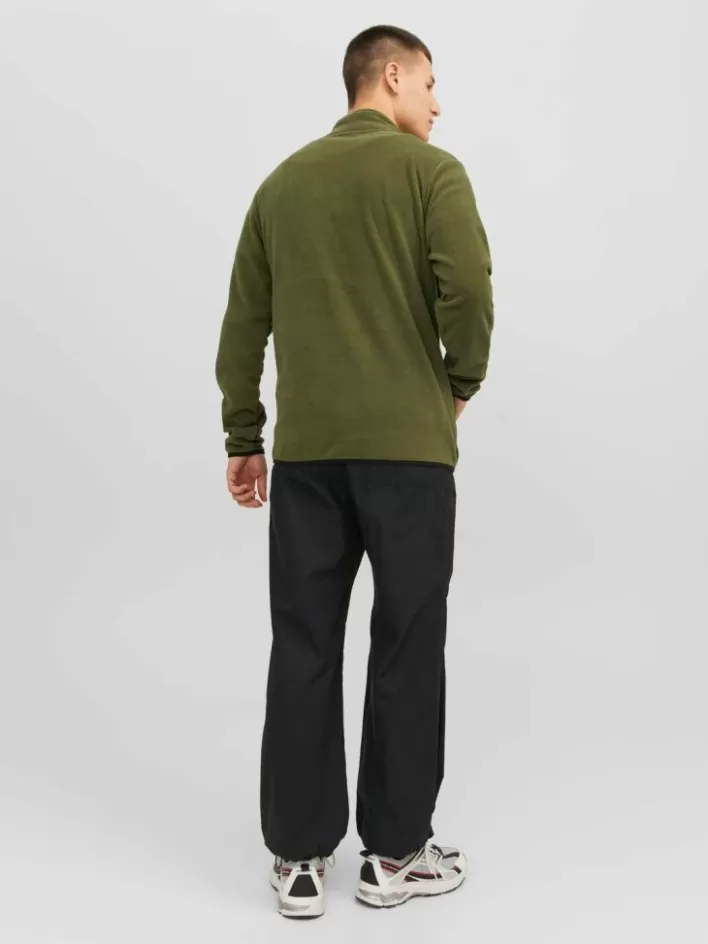 JACK & JONES Sweatshirts | Plain Fleece jacket
