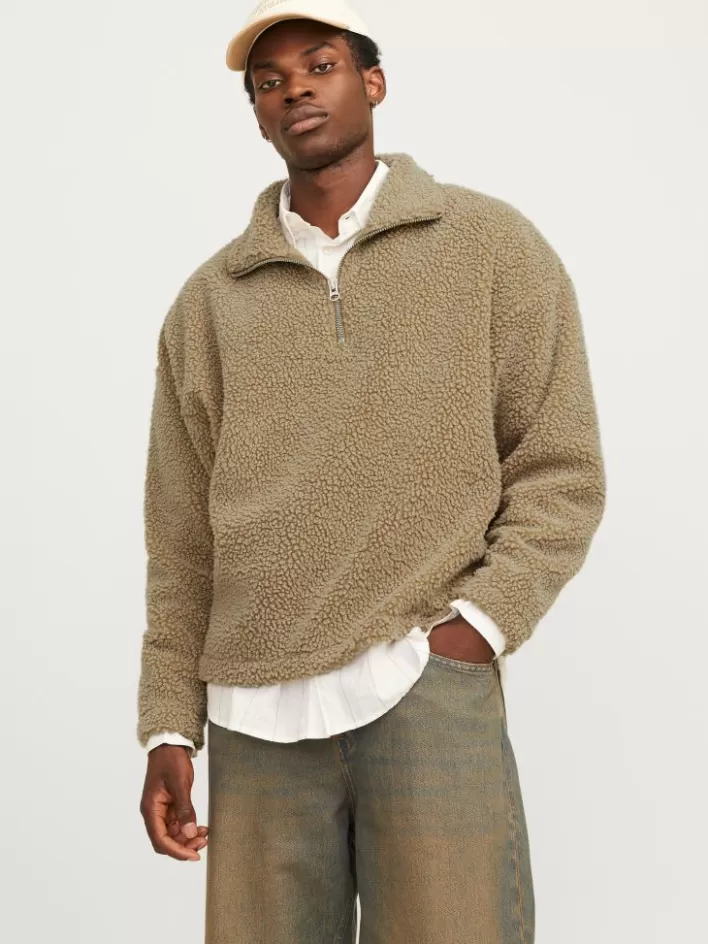 JACK & JONES Sweatshirts | Plain Fleece sweatshirt