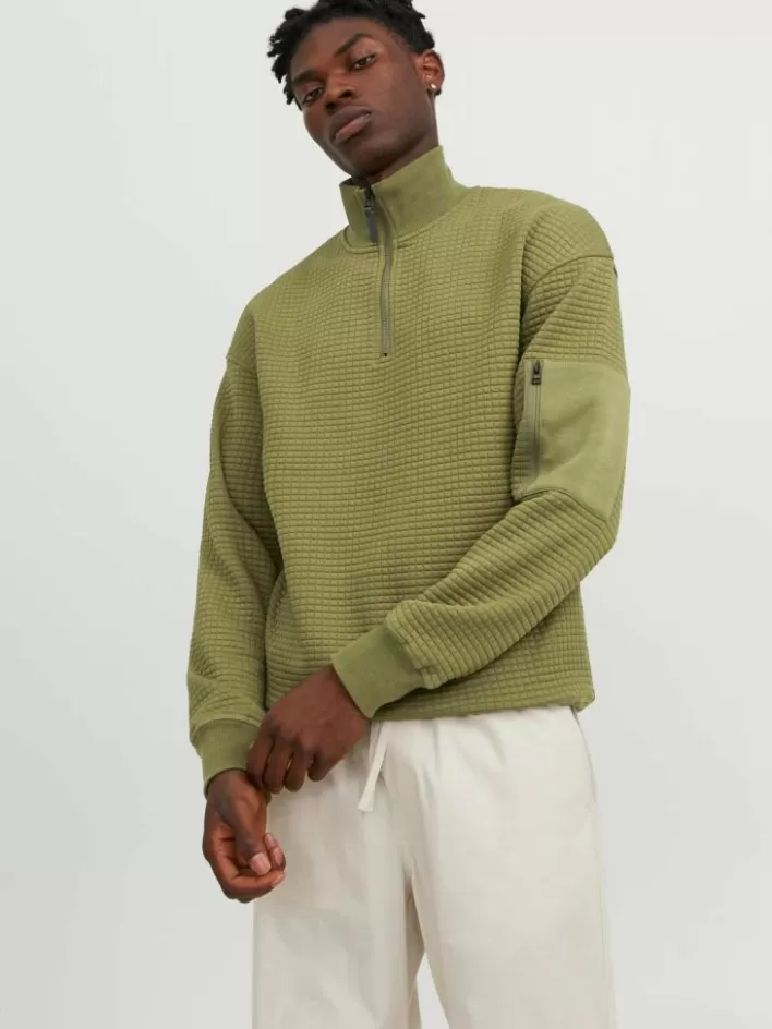 JACK & JONES Sweatshirts | Plain Half zip