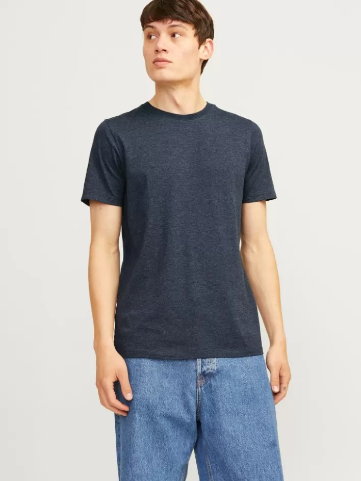 JACK & JONES T-shirts | Plain Round Neck T-shirt