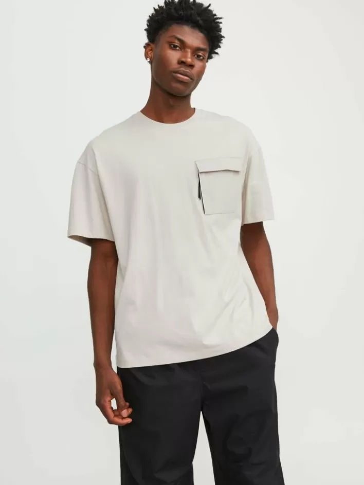 JACK & JONES T-shirts | Plain Round neck T-shirt