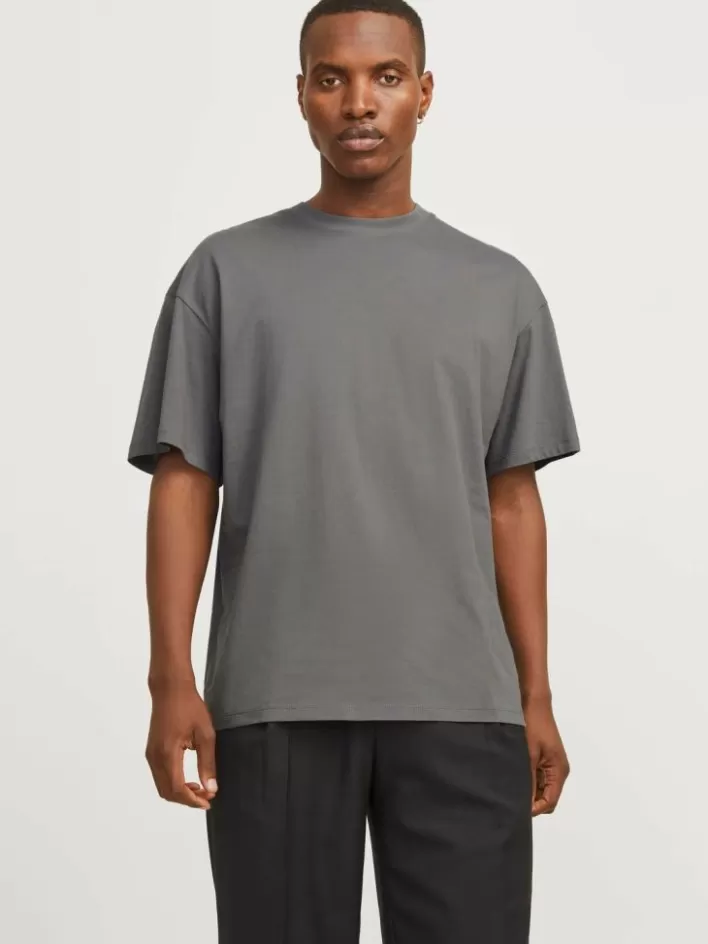 JACK & JONES T-shirts | Plain Round neck T-shirt