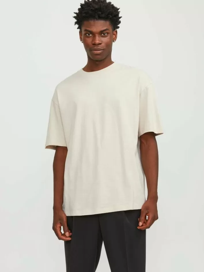 JACK & JONES T-shirts | Plain Round neck T-shirt