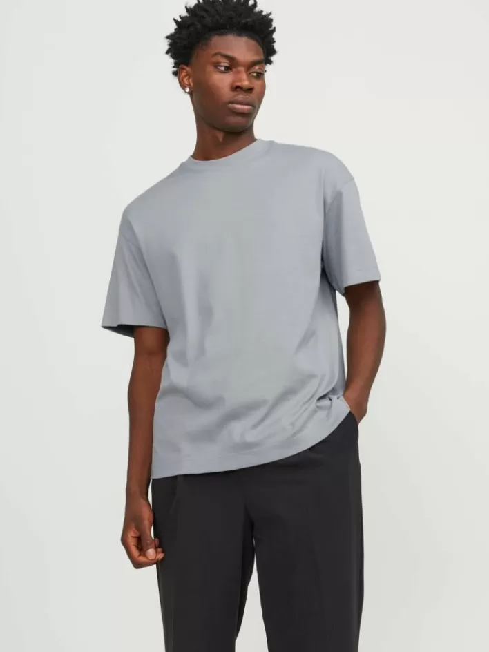 JACK & JONES T-shirts | Plain Round neck T-shirt
