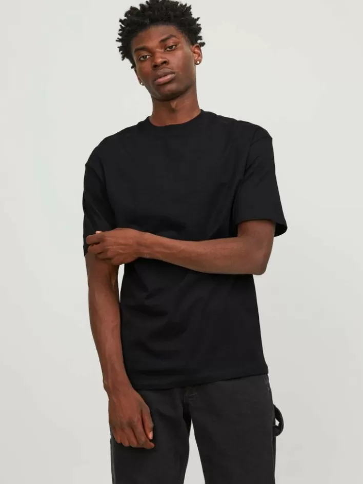 JACK & JONES T-shirts | Plain Round neck T-shirt