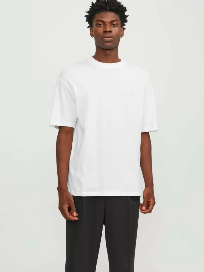JACK & JONES T-shirts | Plain Round neck T-shirt