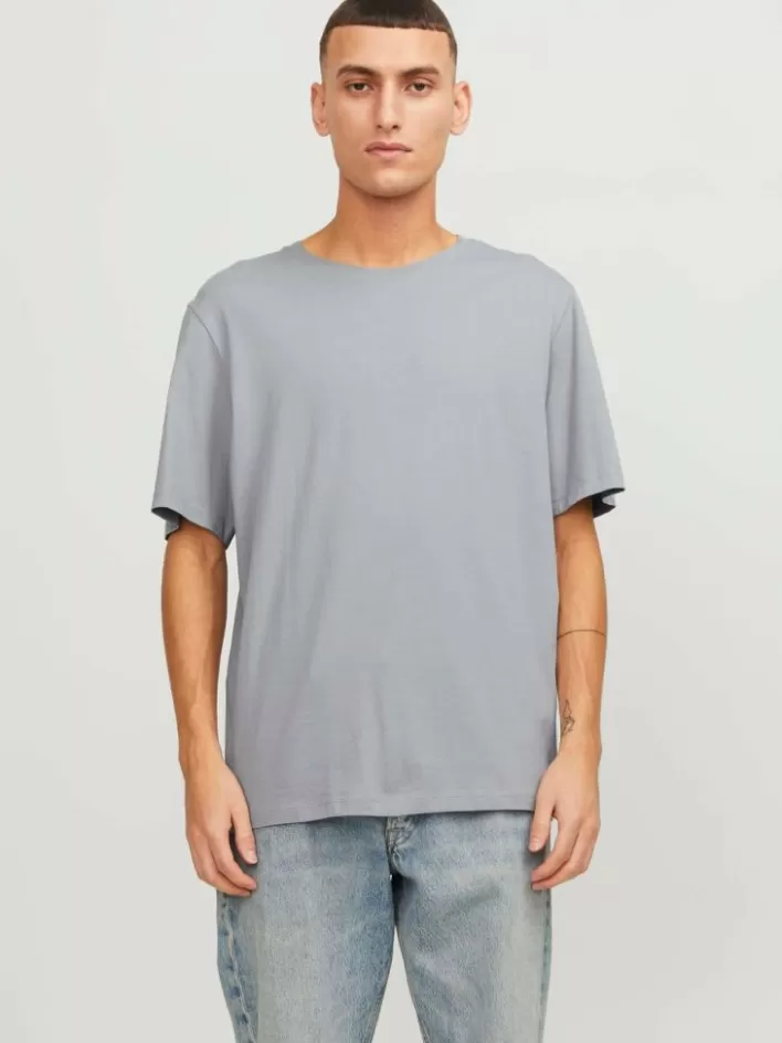 JACK & JONES T-shirts | Plain Round neck T-shirt