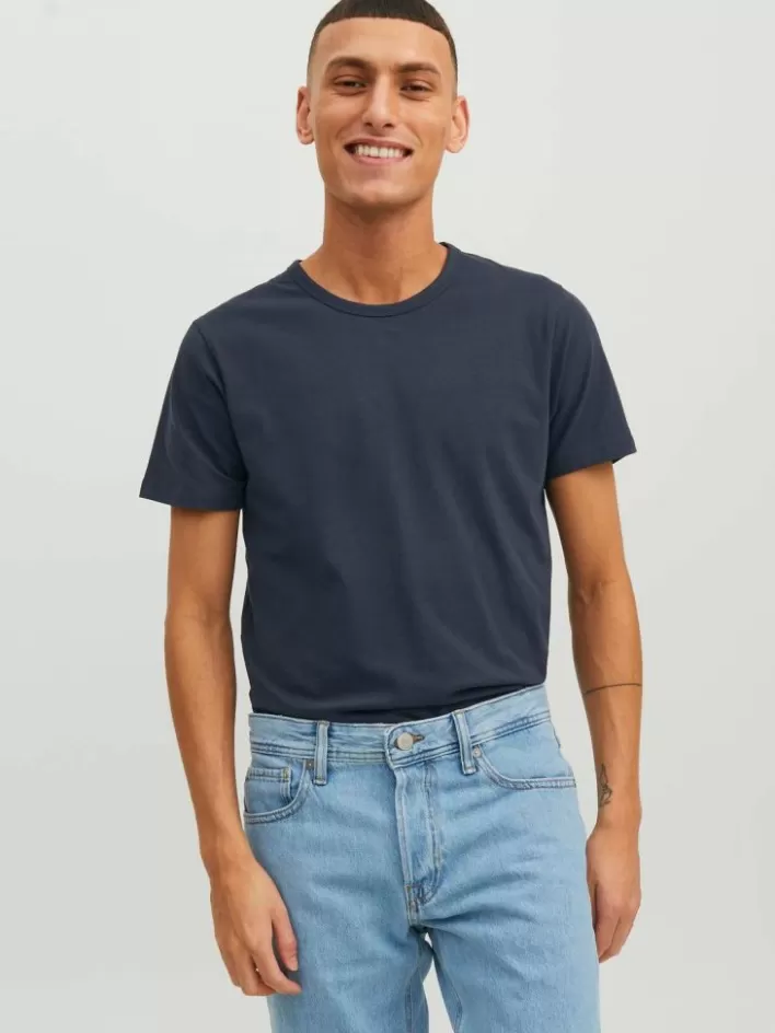 JACK & JONES T-shirts | Plain Round neck T-shirt