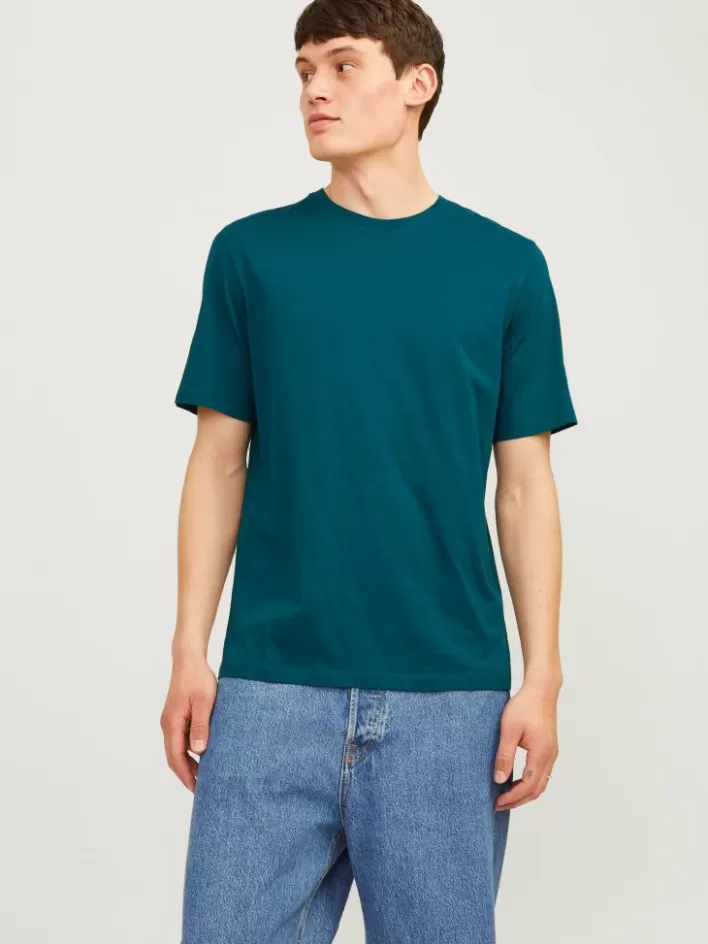 JACK & JONES T-shirts | Plain Round neck T-shirt
