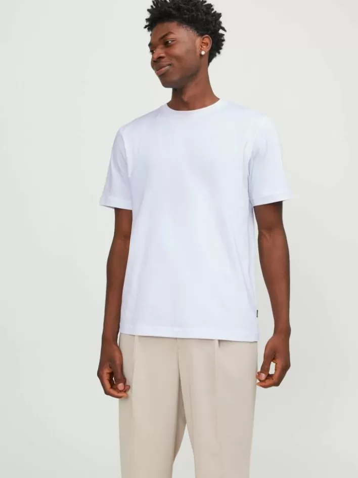 JACK & JONES T-shirts | Plain Round neck T-shirt