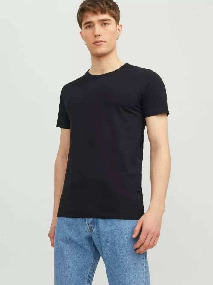 JACK & JONES T-shirts | Plain Round neck T-shirt