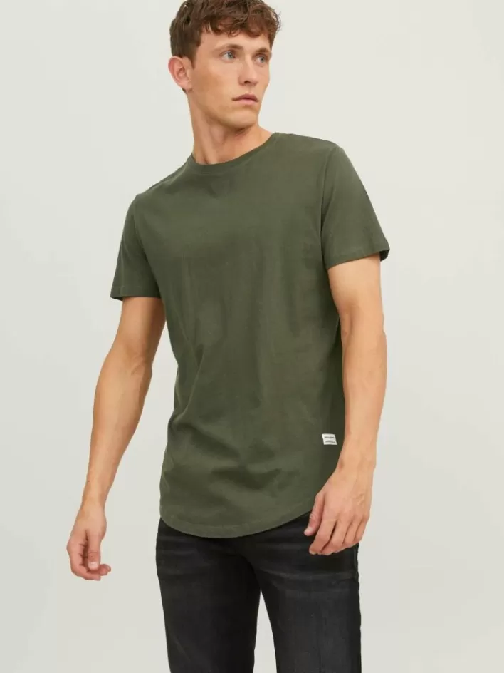JACK & JONES T-shirts | Plain Round neck T-shirt
