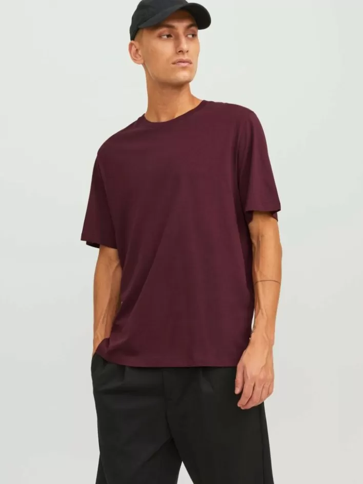 JACK & JONES T-shirts | Plain Round neck T-shirt