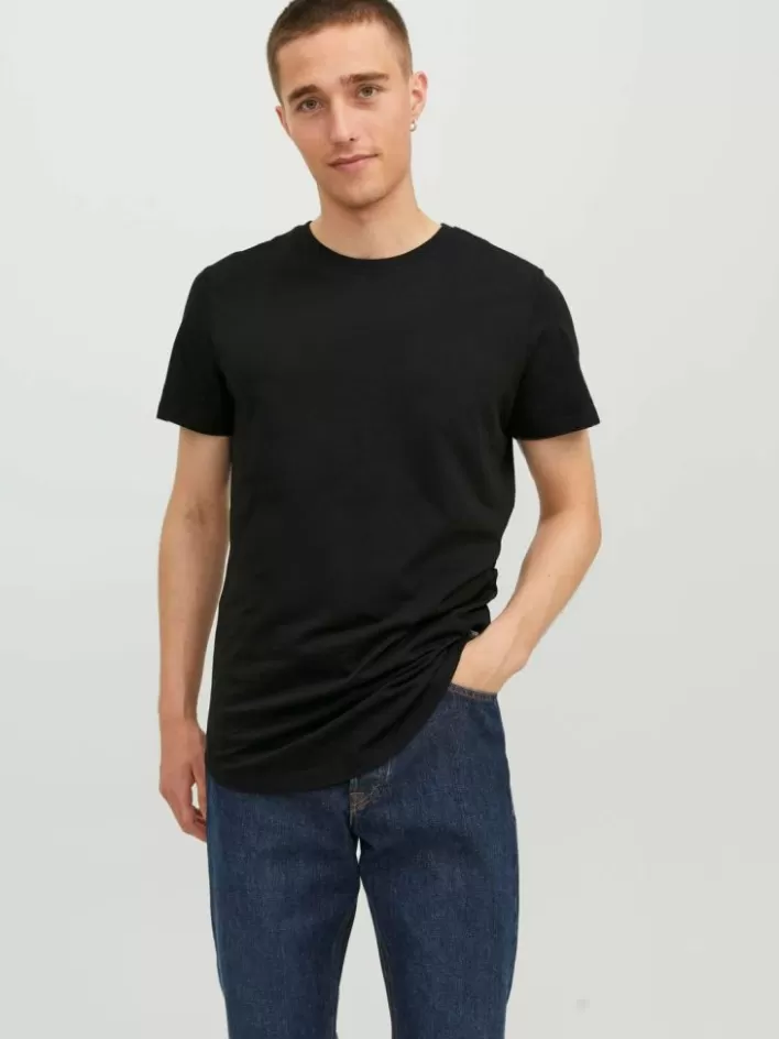 JACK & JONES T-shirts | Plain Round neck T-shirt