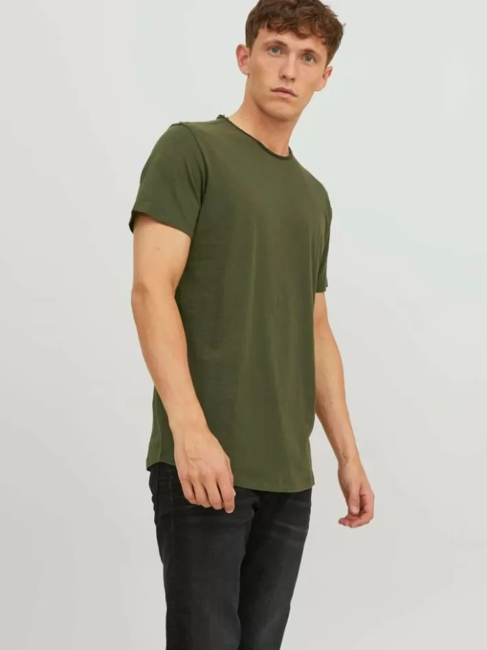 JACK & JONES T-shirts | Plain Round neck T-shirt