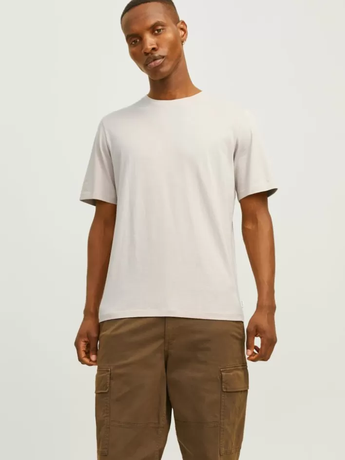 JACK & JONES T-shirts | Plain Round neck T-shirt
