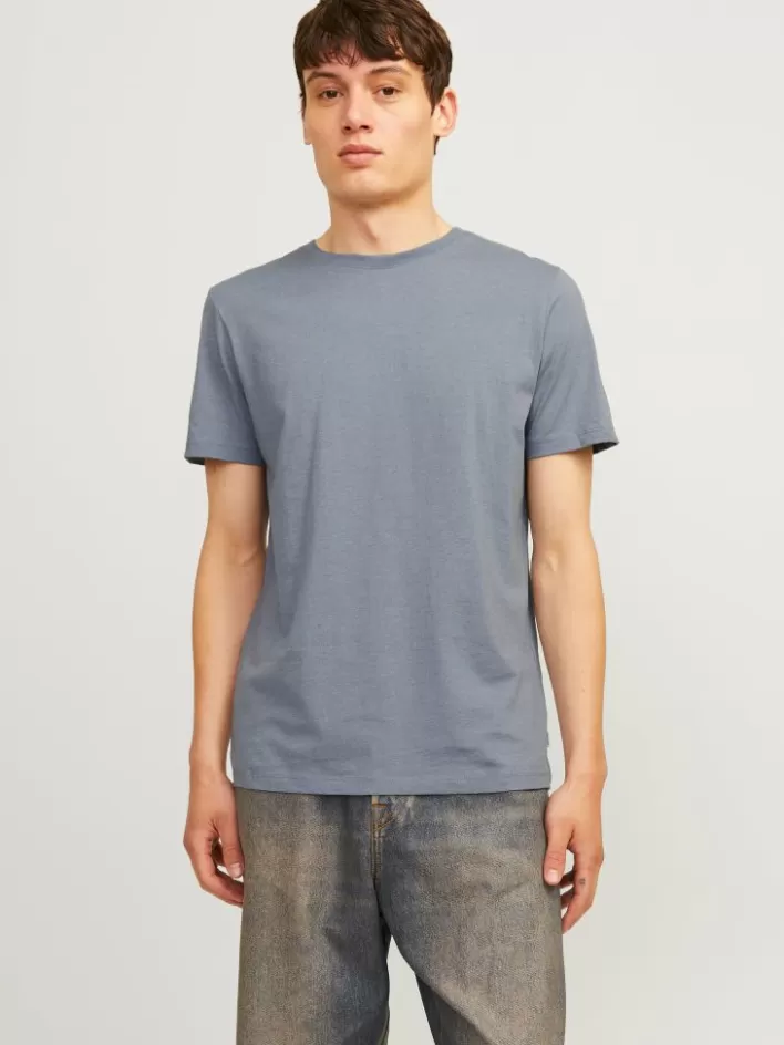 JACK & JONES T-shirts | Plain Round Neck T-shirt