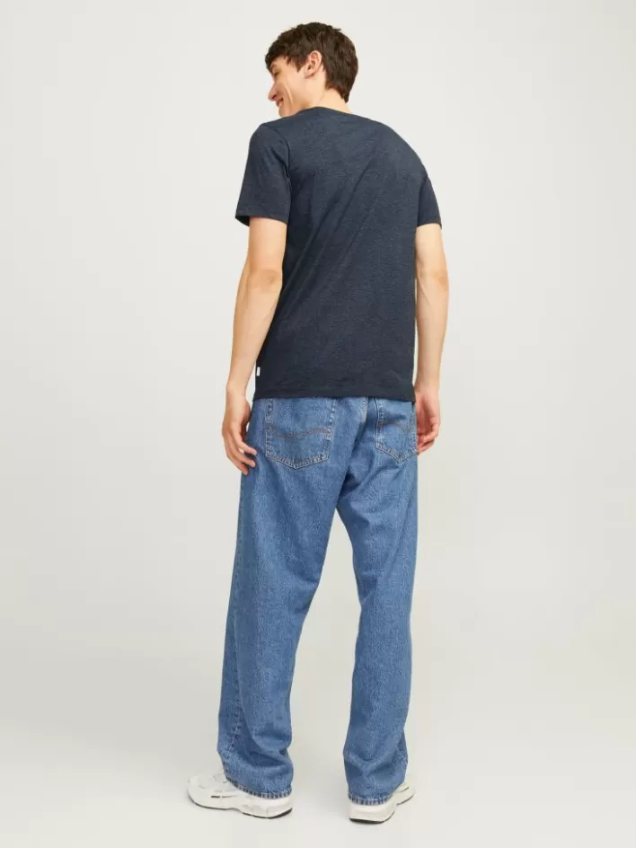 JACK & JONES T-shirts | Plain Round Neck T-shirt