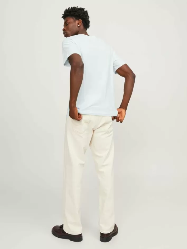 JACK & JONES T-shirts | Plain Round neck T-shirt