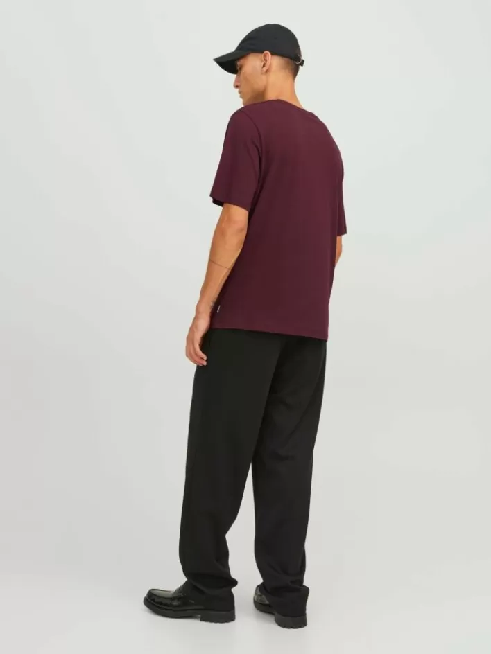 JACK & JONES T-shirts | Plain Round neck T-shirt