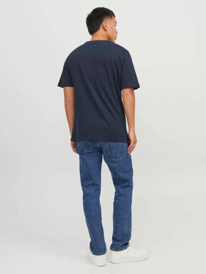 JACK & JONES T-shirts | Plain Round neck T-shirt