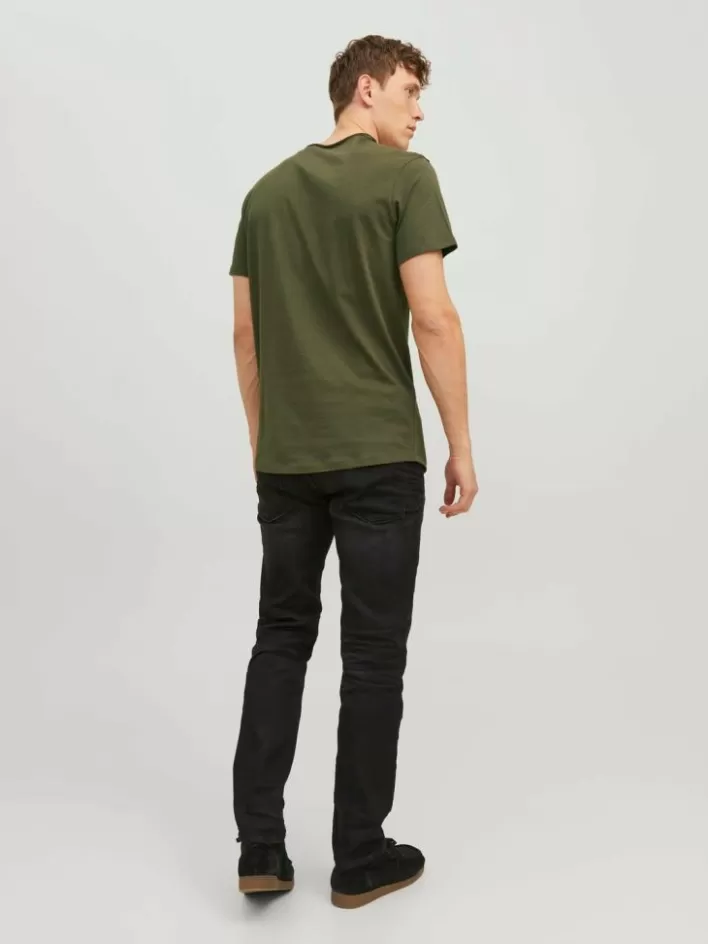 JACK & JONES T-shirts | Plain Round neck T-shirt